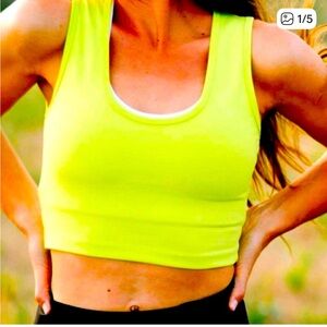 Zyia Active Stronger Tank in lime NWT